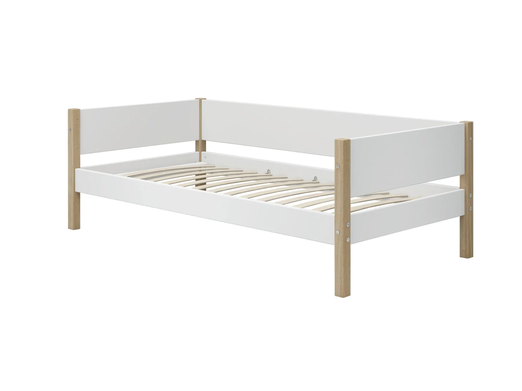 FLEXA EINZELBETT White/oak Outlet