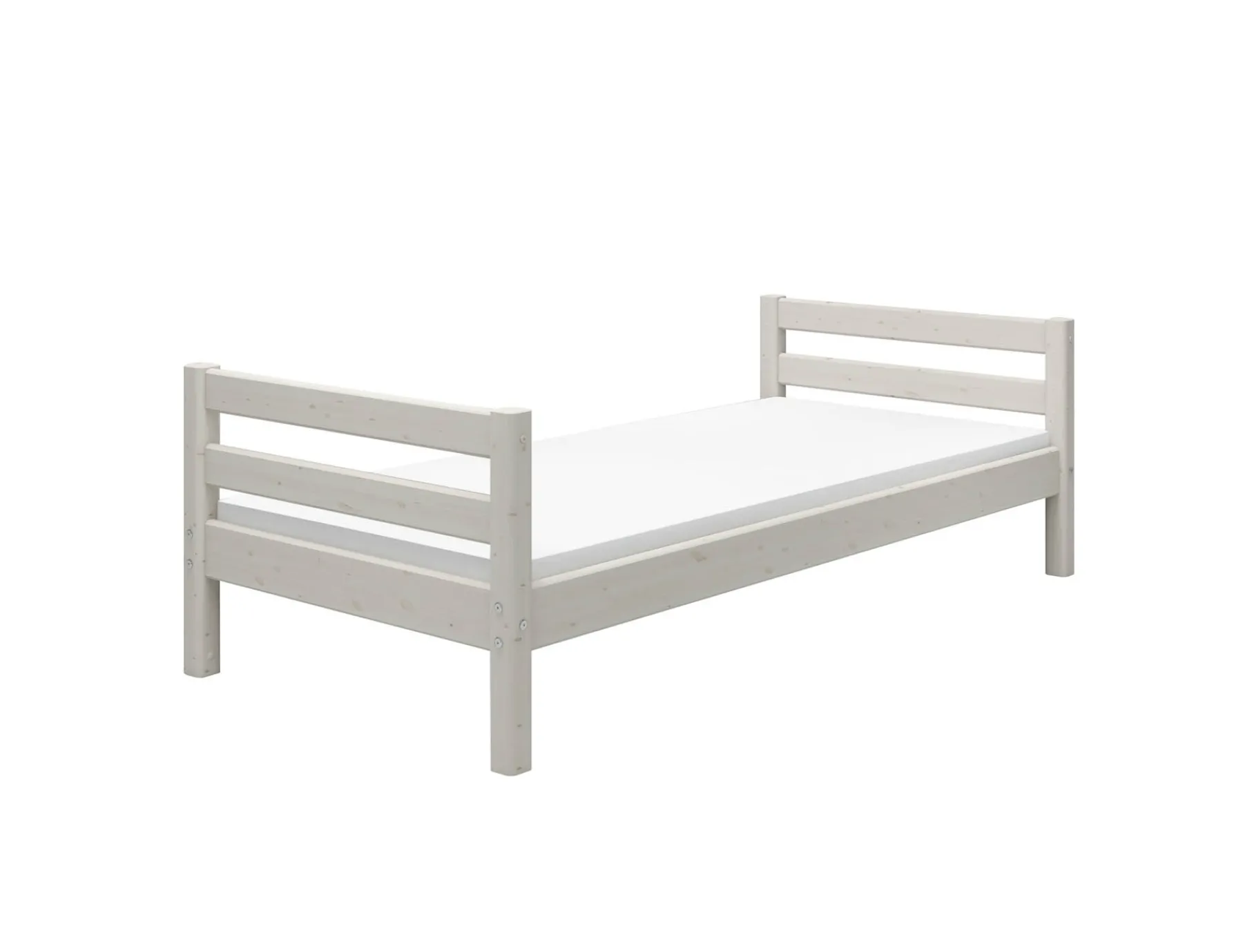 FLEXA Einzelbett Whitewashedpine Cheap