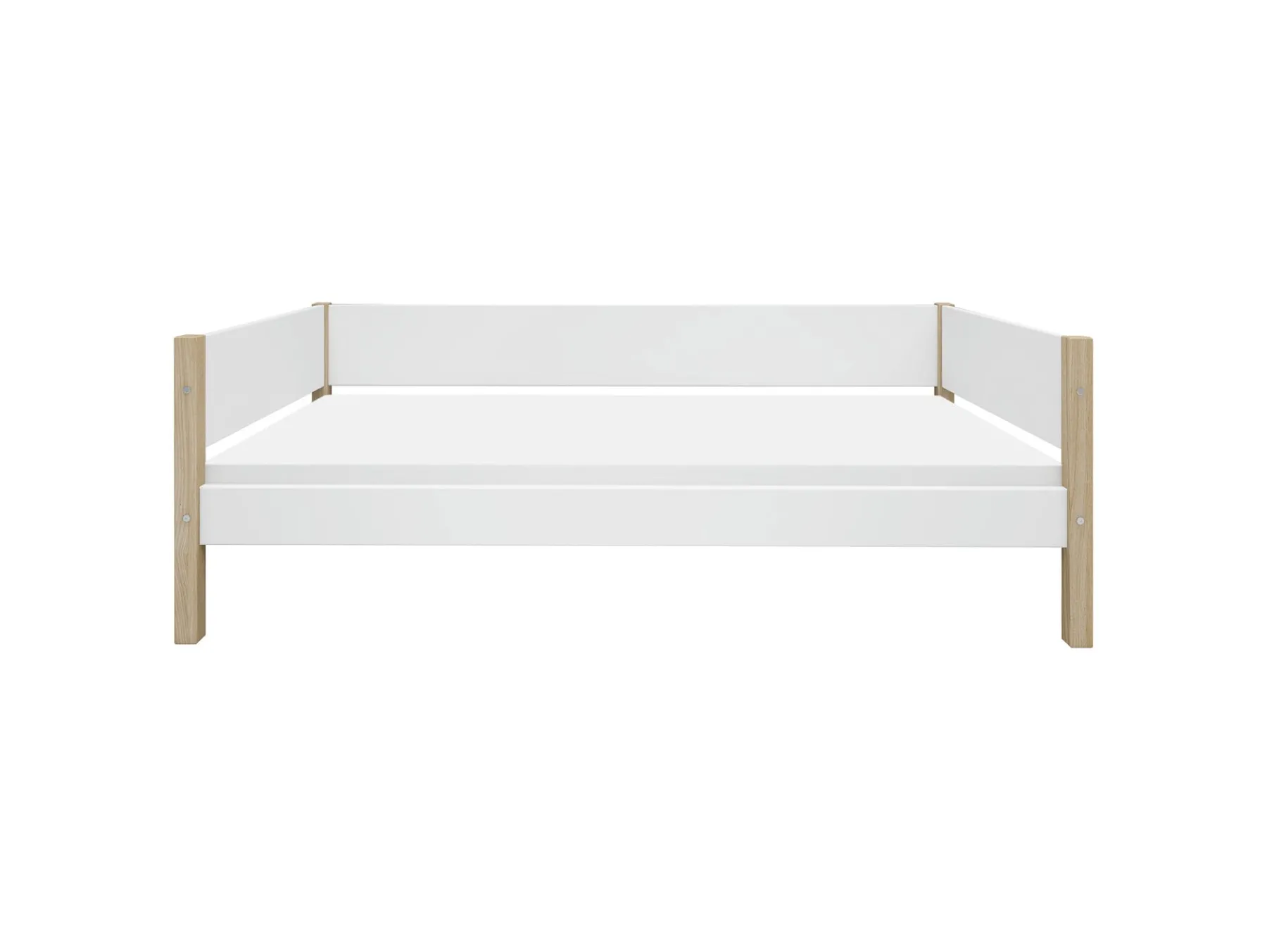 FLEXA EINZELBETT White/oak Outlet