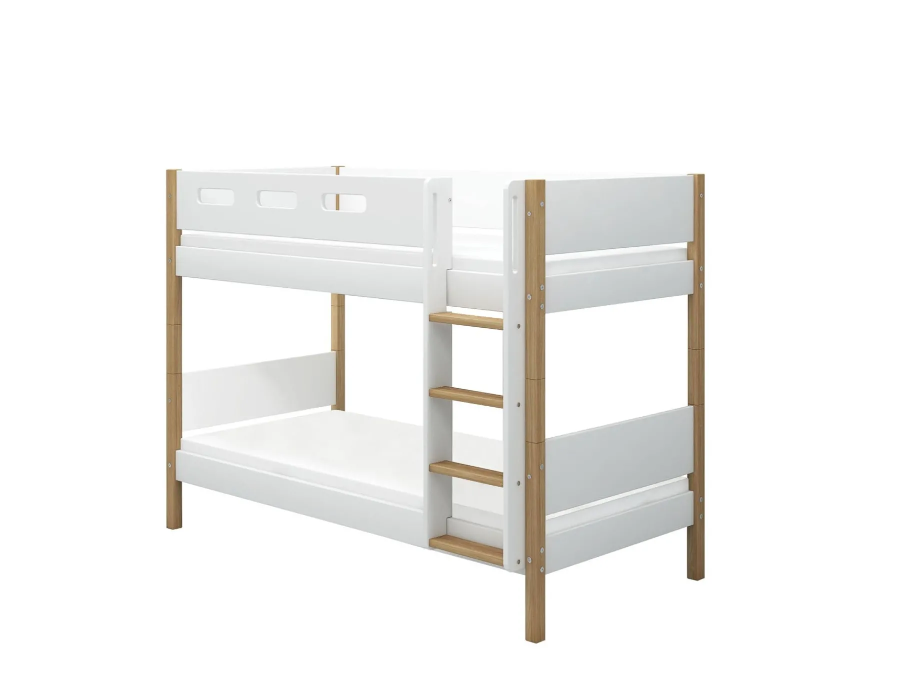 FLEXA Etagenbett White/oak Best