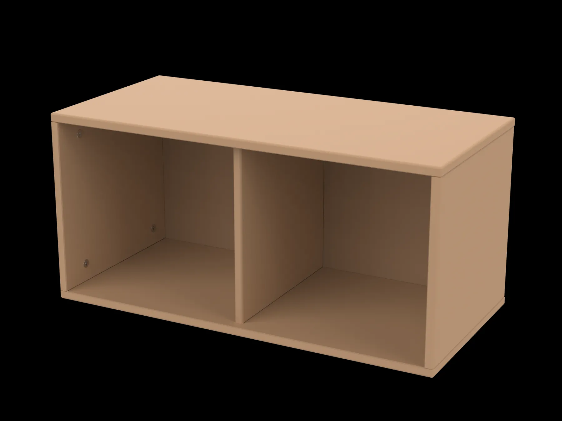 FLEXA ROOMIE Bücherregal, 72 cm, MDF, Latte Shop