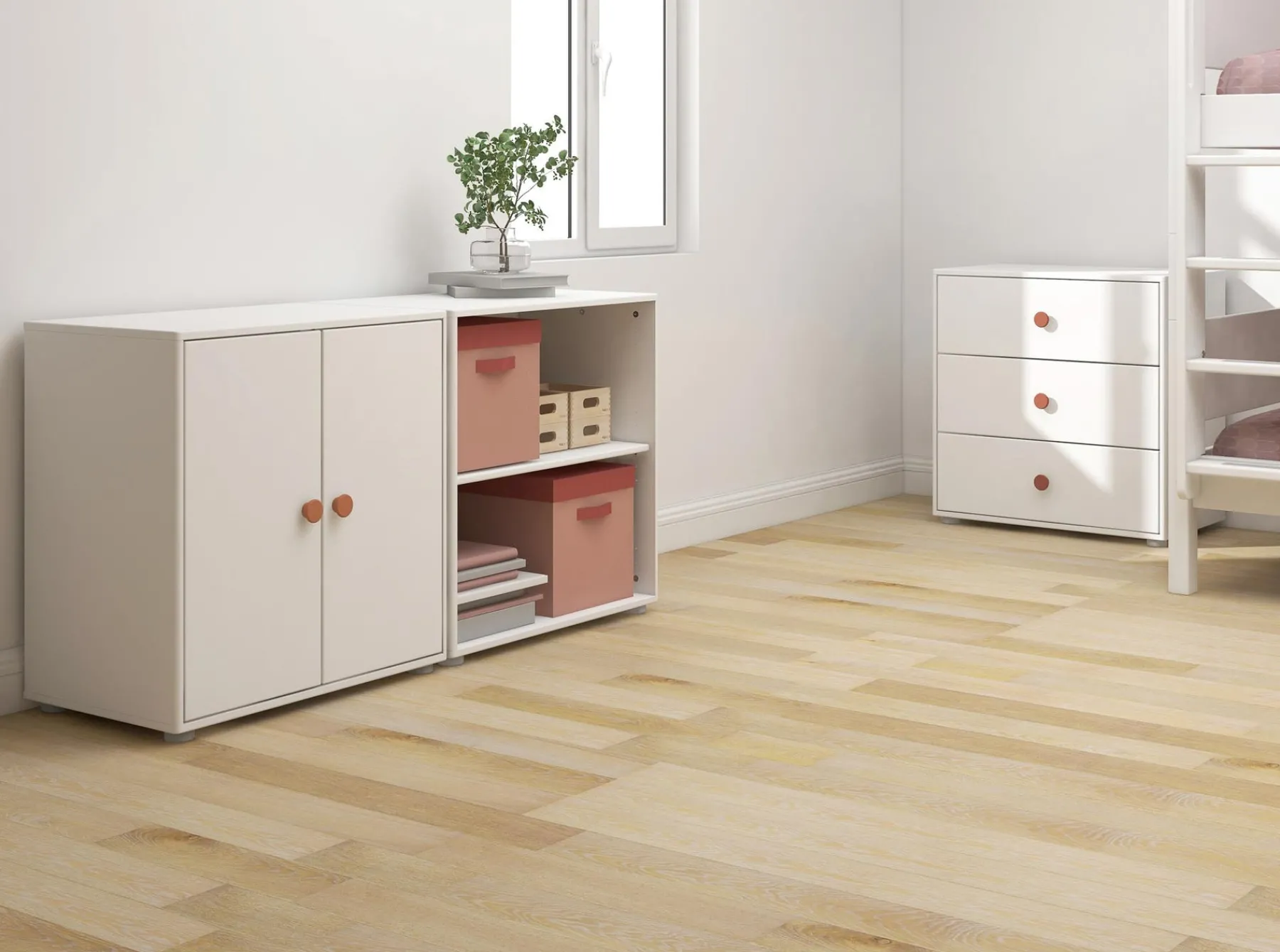 FLEXA Schrankelement, 1 Regalboden White/blush Outlet